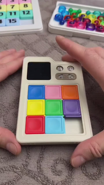 Electronic Brain Teaser Slide Puzzle 1000 Challenges Game
