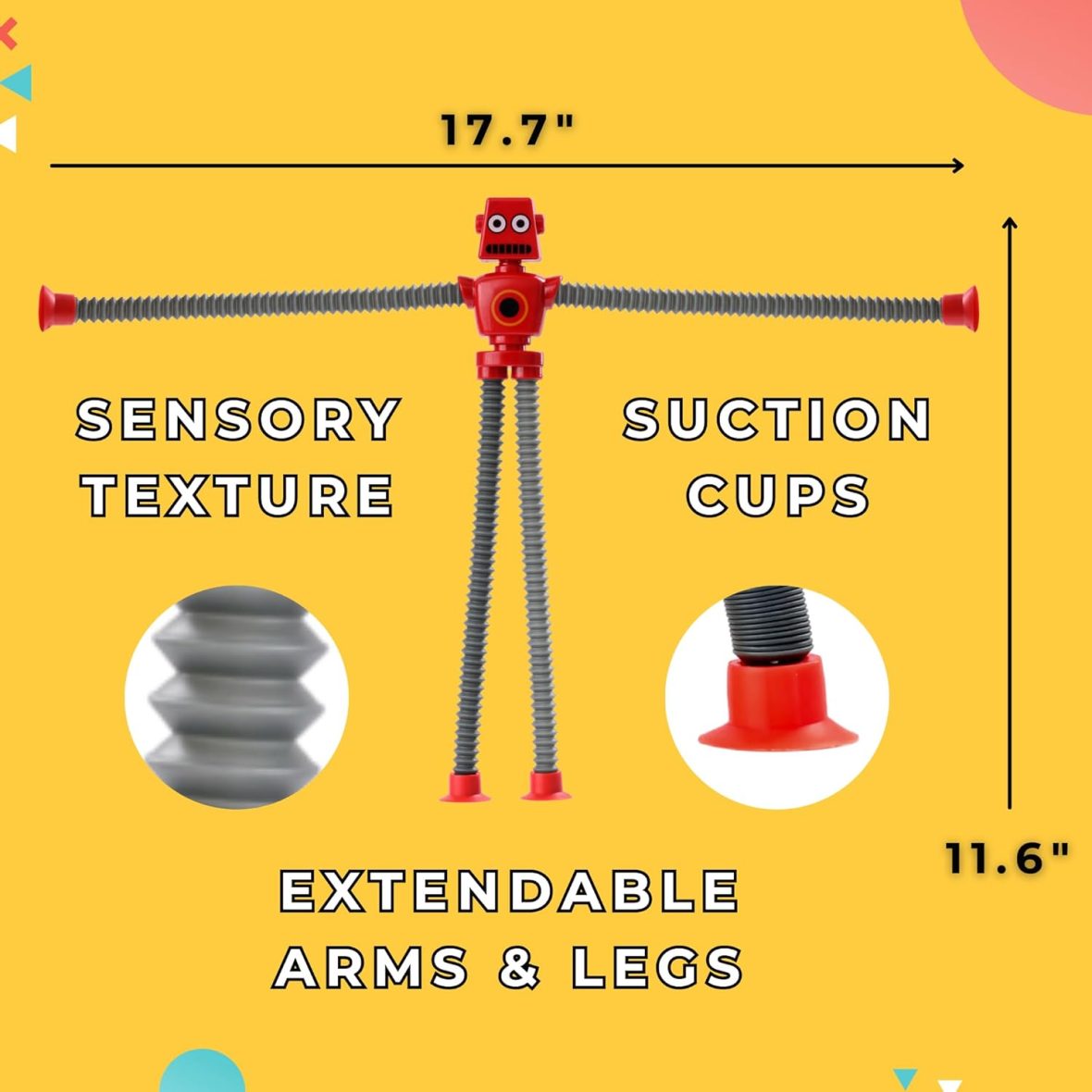 Sensory Robot Pop Tube Fidget Toy