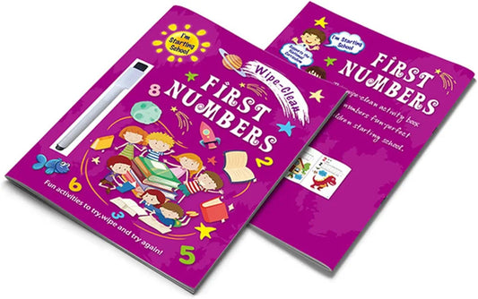 Kids First Numbers Wipe & Clean Book
