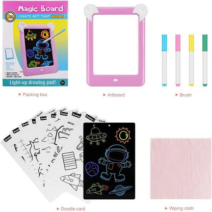 3D Magic Board Light Up Drawing Pad