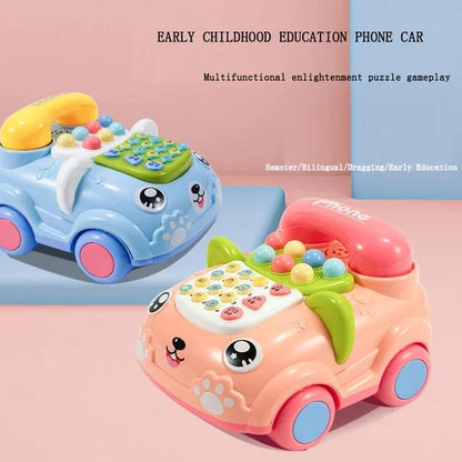 Early Education Multifunctional Phone Car Toy For Kids