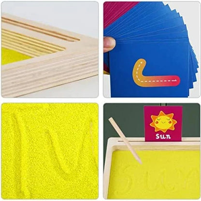 Wordpad Tracing – Wooden Sand Tray with Wooden Pen
