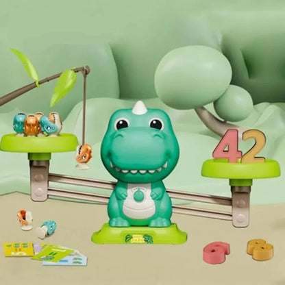 Dino Libra Math Balancing and Fishing Toy for Kids