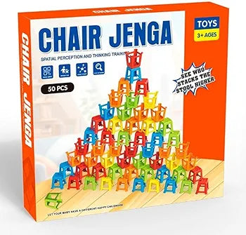 Chair Jenga Stacking Balance Game