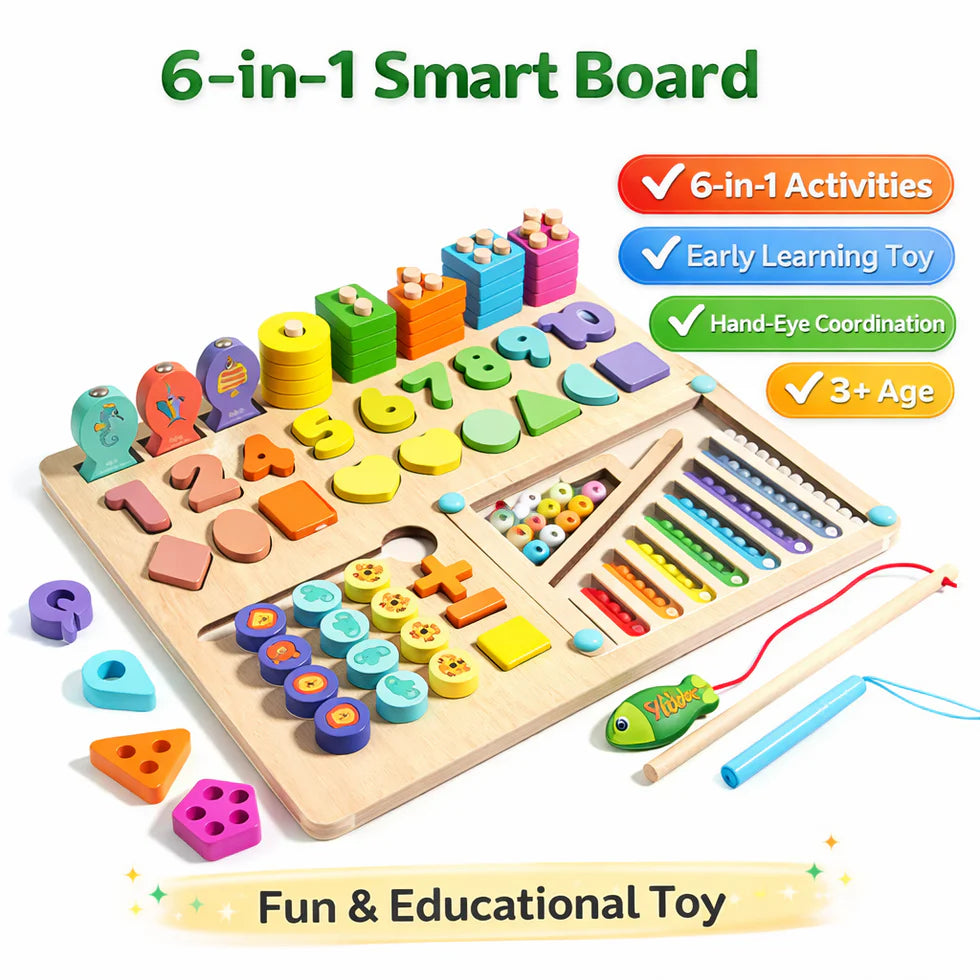 6 in 1 Multifunctional Logarithmic Pairing Board