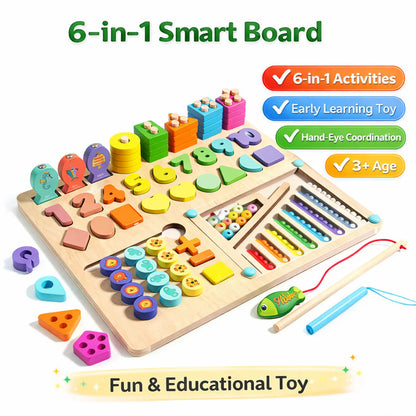 6 in 1 Multifunctional Logarithmic Pairing Board