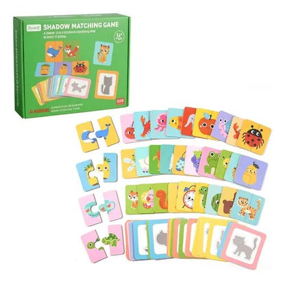 Shadow Matching Two Piece Puzzle