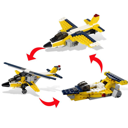 Architect Airplane Building Construction Blocks 3-in-1 (130 Pieces)