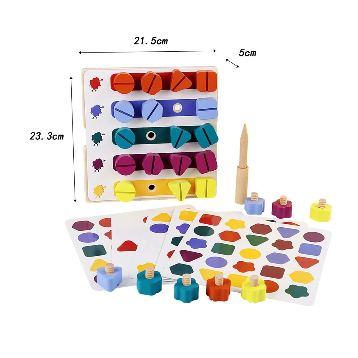 Rainbow Nut Shape Screw Driver Board