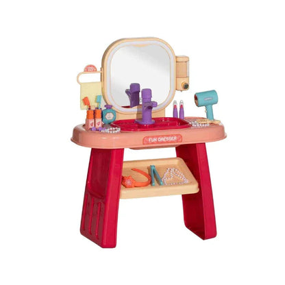 Vanity Dresser Little Beautician Interactive Playset – Smart Simulation Sink with Lights, Music, and Intelligent Sensor Faucet
