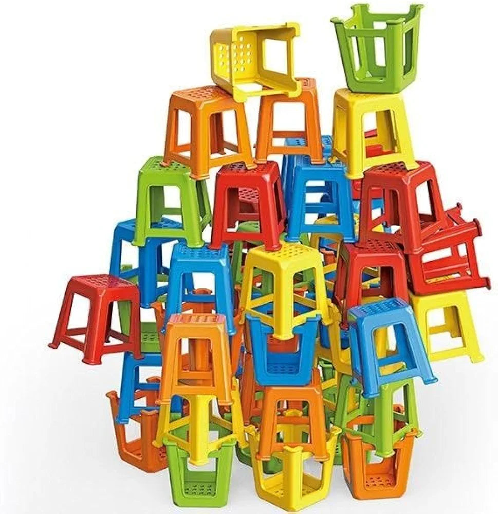 Chair Jenga Stacking Balance Game