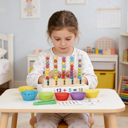 Number Cognitive Operation Bead Matching Game