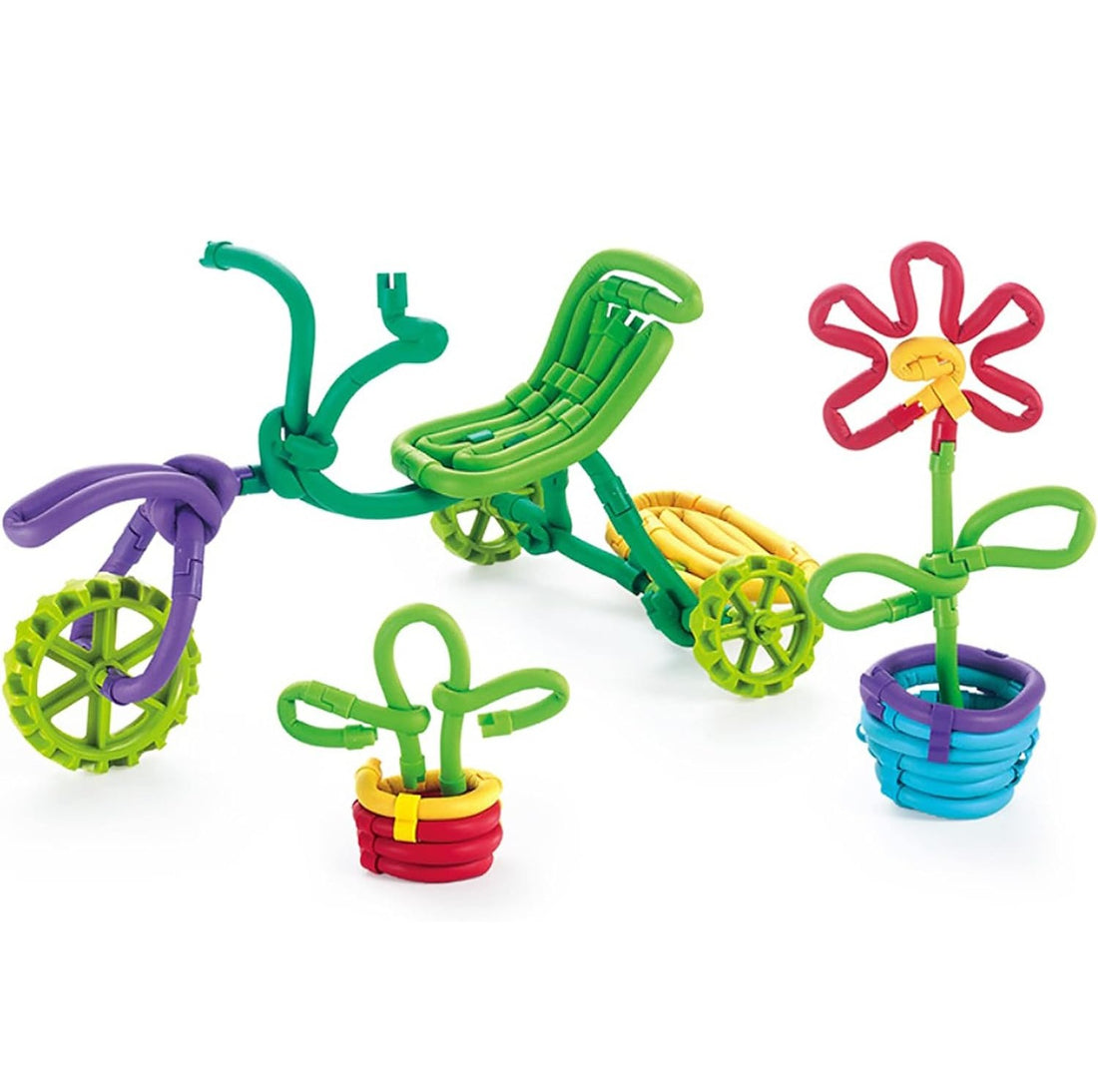 3D Art Creative Soft Twister Rods Building Stick -85 pieces