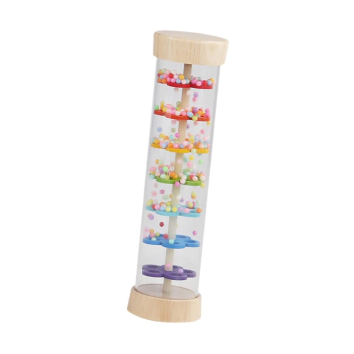 Wooden Rainmaker Rattle toy for Infants
