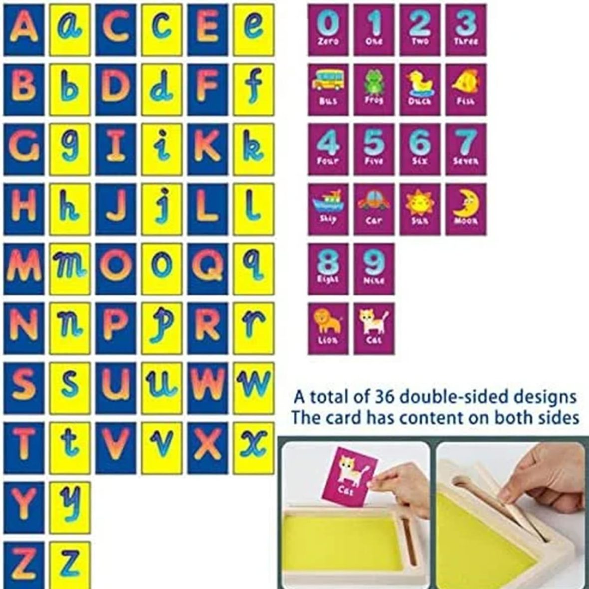 Wordpad Tracing – Wooden Sand Tray with Wooden Pen