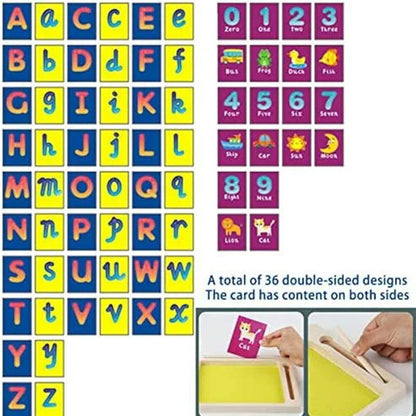 Wordpad Tracing – Wooden Sand Tray with Wooden Pen