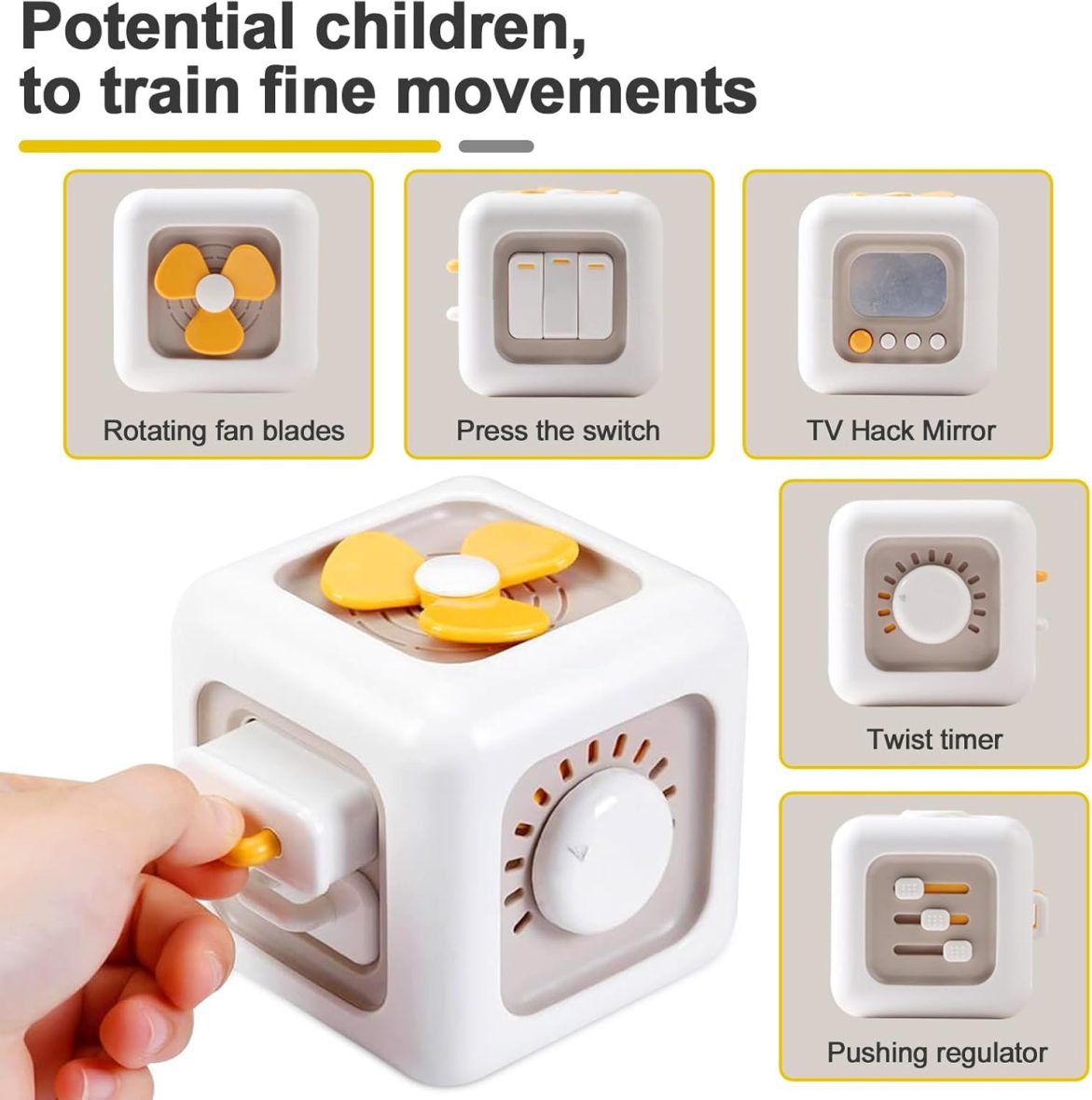 Uulzzor 6 in 1 Busy Activity Cube