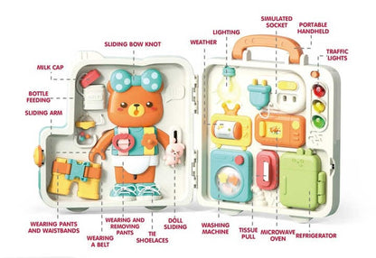 Multifunctional Busy and Sensory Board with Light and Sound