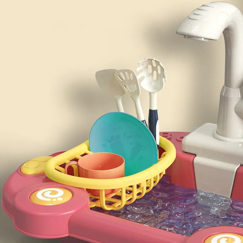 Kitchen Tools Wash Basin Pretend Play Set