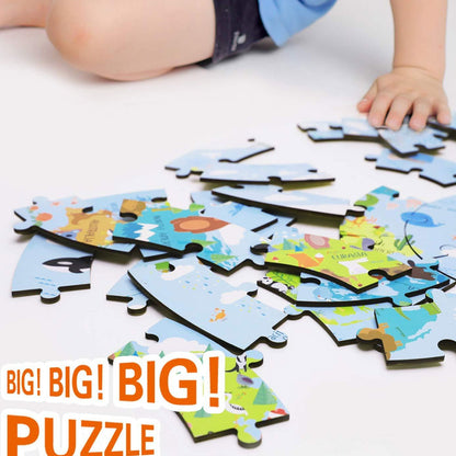 Animal Jumbo Floor Jigsaw Puzzle – 48 pieces