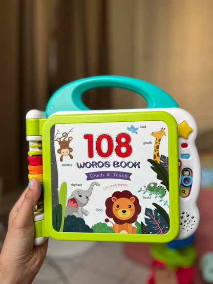 Touch and Learn Words Book with Bluetooth Function – 108 Words