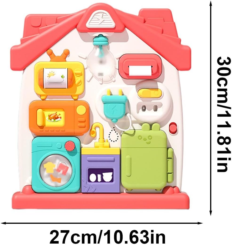 Multifunctional Early Interactive House Busy Learning Board