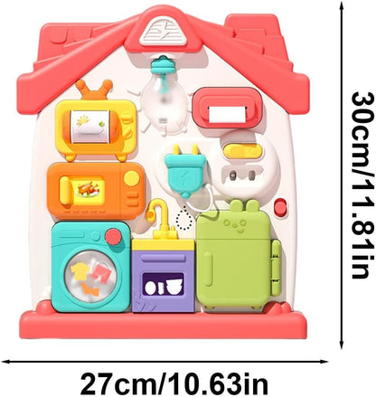 Multifunctional Early Interactive House Busy Learning Board