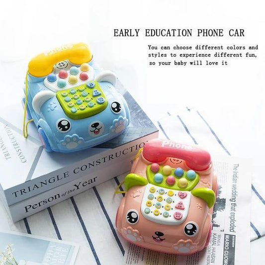 Early Education Multifunctional Phone Car Toy For Kids