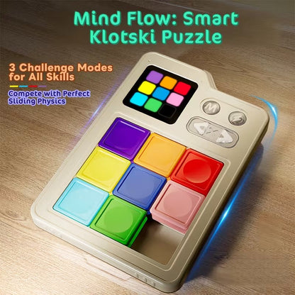 Electronic Brain Teaser Slide Puzzle 1000 Challenges Game