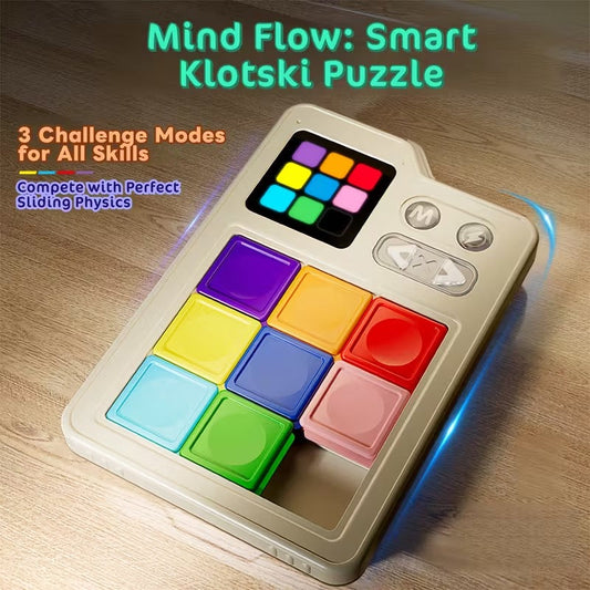 Electronic Brain Teaser Slide Puzzle 1000 Challenges Game