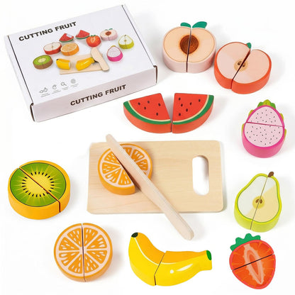 Wooden Cutting Fruit Set