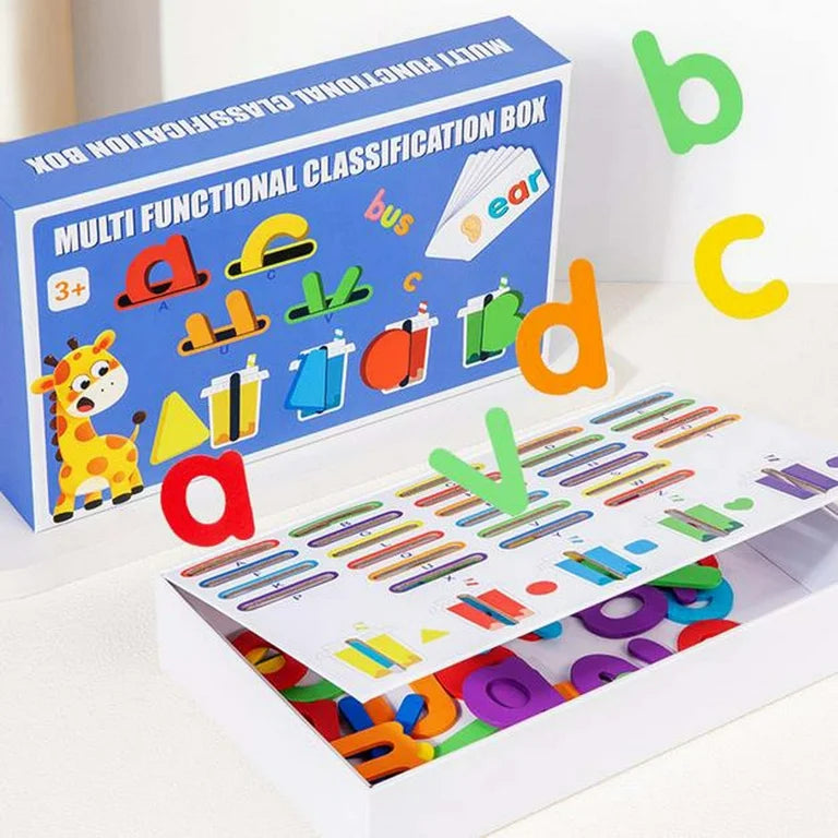 Multifunctional Spelling Learning and Alphabet/Shape Classification Game