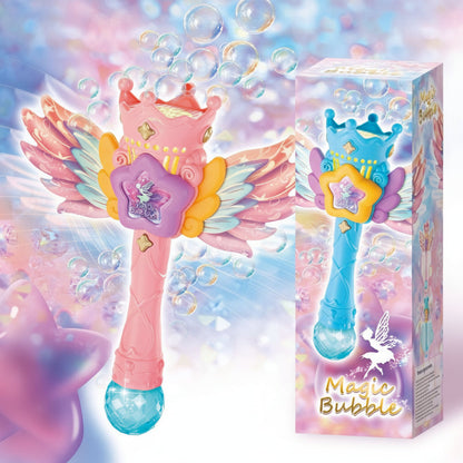 Magic Bubble Fairy Wand - Rechargeable Electric Bubble Blower