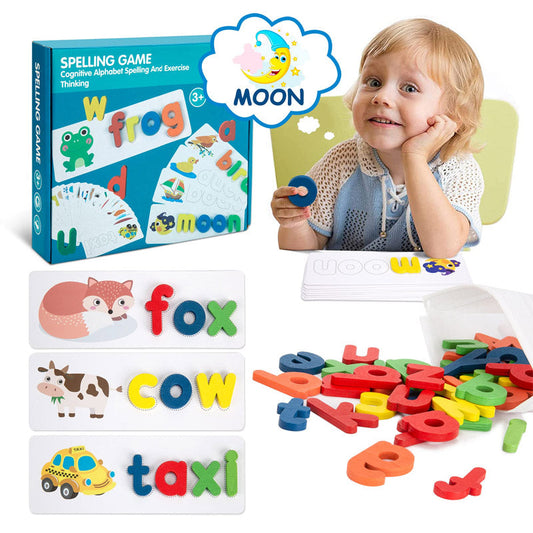 Wooden Spelling Learning Game