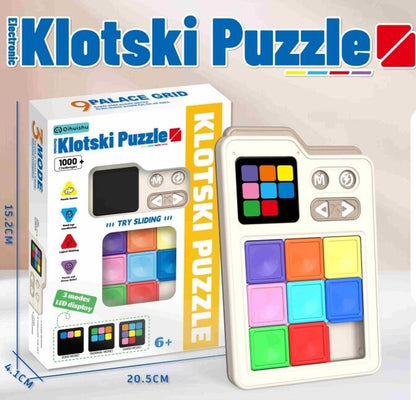 Electronic Brain Teaser Slide Puzzle 1000 Challenges Game