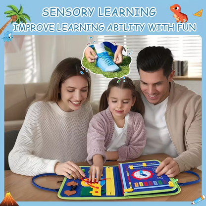 Busy Montessori Fine Motor Skills and Sensory Book