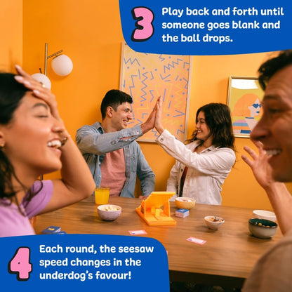 Tilt 'n' Shout: A Speedy Seasaw Family Board Game
