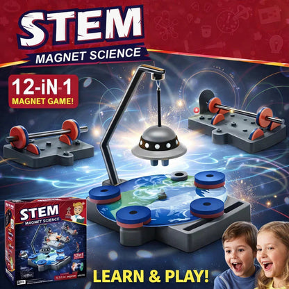 STEM Magnet Science - 12in1 Scientific Magnet Game