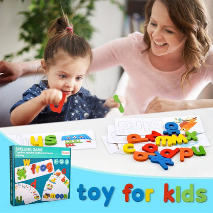 Wooden Spelling Learning Game