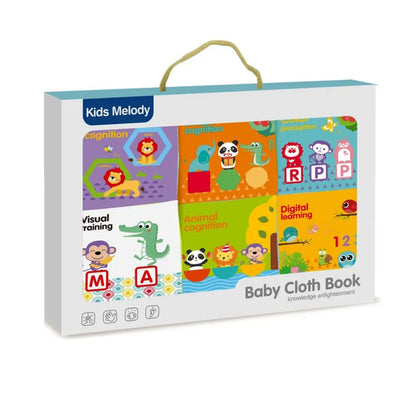 Crinkle Cloth Books for Babies – Set of 6