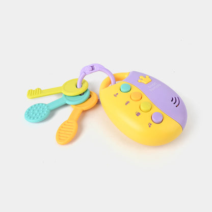Huanger Smart Remote Car Keys Teether Toy with Light & Music Baby