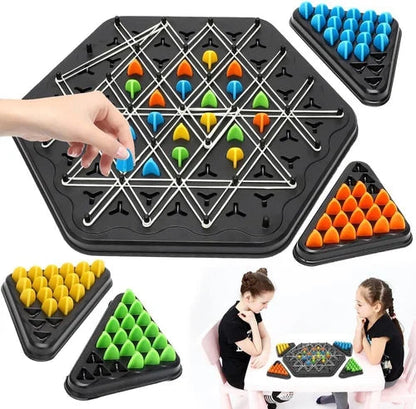 Chain Triangle Chess Family Game - 2 to 4 Players