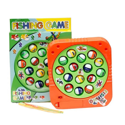 Battery-Operated Rotating Fishing Game Toy for Kids & Toddlers