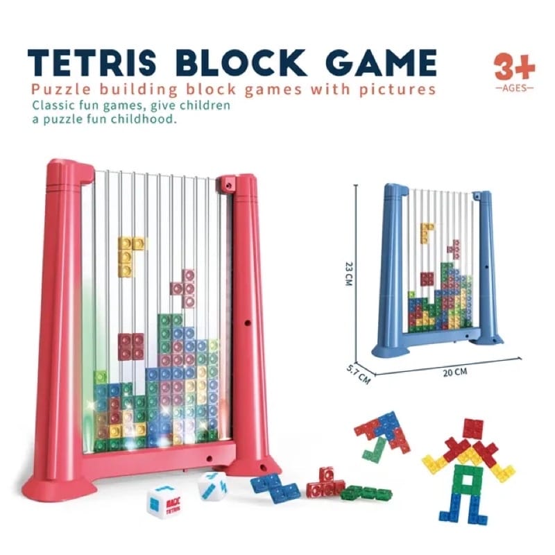 Brain Teaser Tetris Blocks Game: 70 pcs