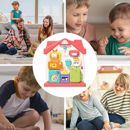Multifunctional Early Interactive House Busy Learning Board