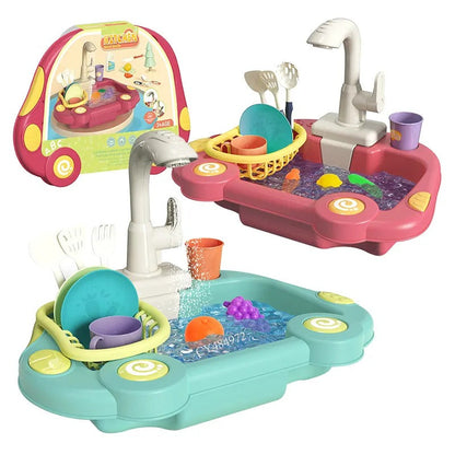 Kitchen Tools Wash Basin Pretend Play Set