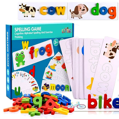 Wooden Spelling Learning Game