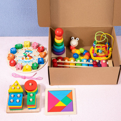 7-in-1 Wooden Montessori Learning Toy Set