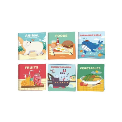 Crinkle Cloth Books for Babies (Set of 6 Books)