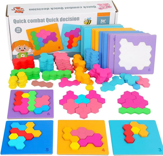 Quick Combat Quick Decision Colourful Hexagon Puzzle Game
